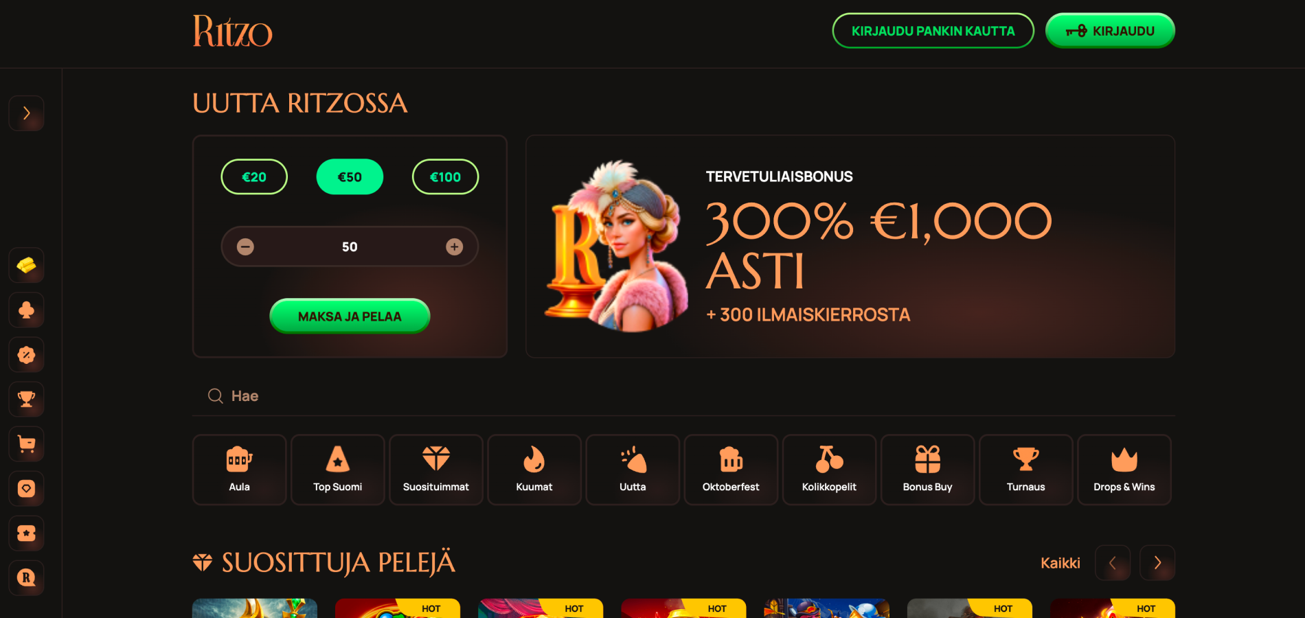 ritzo casino